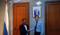 Yonge Sihombing Audensi Ke Dubes Rusia Bahas Buku Prabowonomics Dan Investasi Tapanuli-Danau Toba