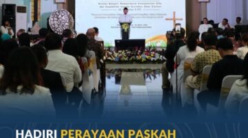 Hadiri Perayaan Paskah Kementerian ATR/BPN, Menteri Nusron: Paskah Membangun Semangat Kebangkitan Bangsa