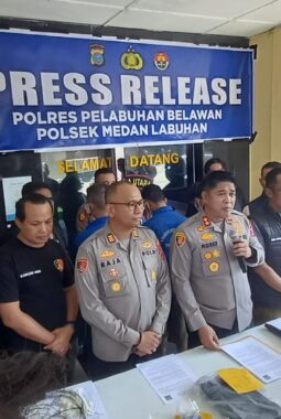 Kawanan Begal Pedagang Di Simpang Dobi Dibekuk Polres Pelabuhan Belawan, 3 DPO
