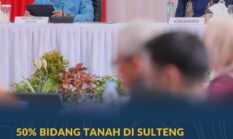50% Bidang Tanah di Sulteng Sudah Bersertipikat, Wamen Ossy: Ini Menunjukkan Sulteng Terus Bertumbuh