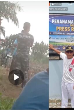 Penyerobotan tanah Warga Atas Nama Atan Mangantar Gultom Di Duga di Lakukan Oleh Oknum Marinir R. Saragih