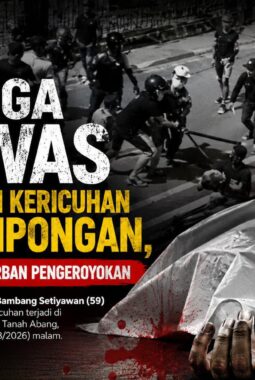 Warga Tewas di Tengah Kericuhan Pejompongan, Diduga Jadi Korban Pengeroyokan